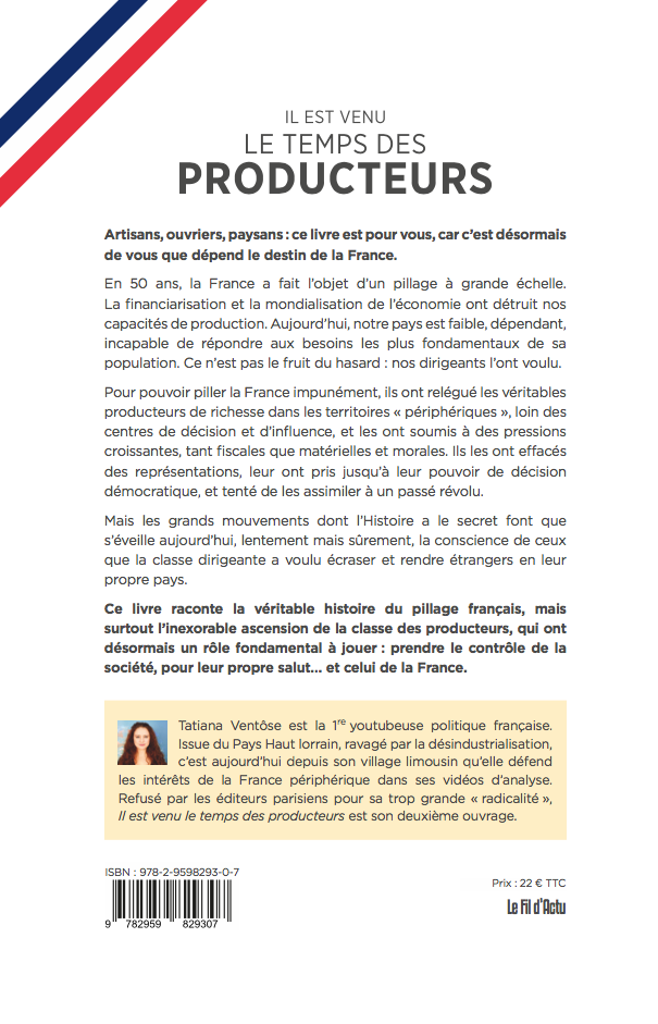 LIVRE IMPRIMÉ - Il est venu le temps des producteurs